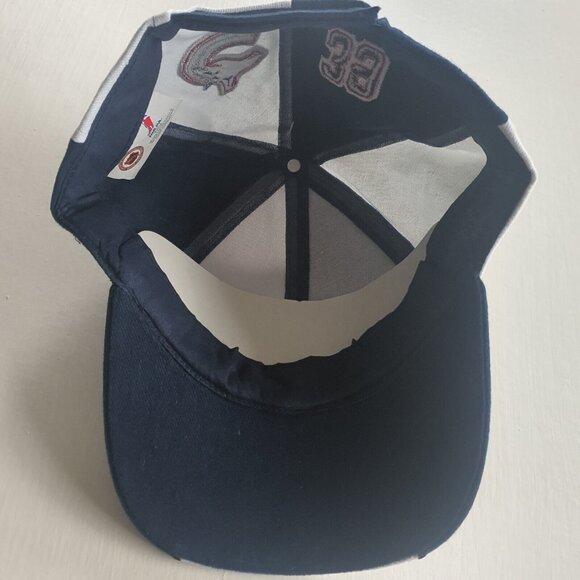 Vintage Dan CLOUTIER 39 VANCOUVER CANUCKS Strapback Pinwheel - Picture 6 of 8